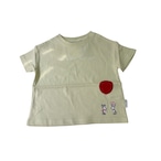 ねずみくん　アップリケ半袖Tシャツ