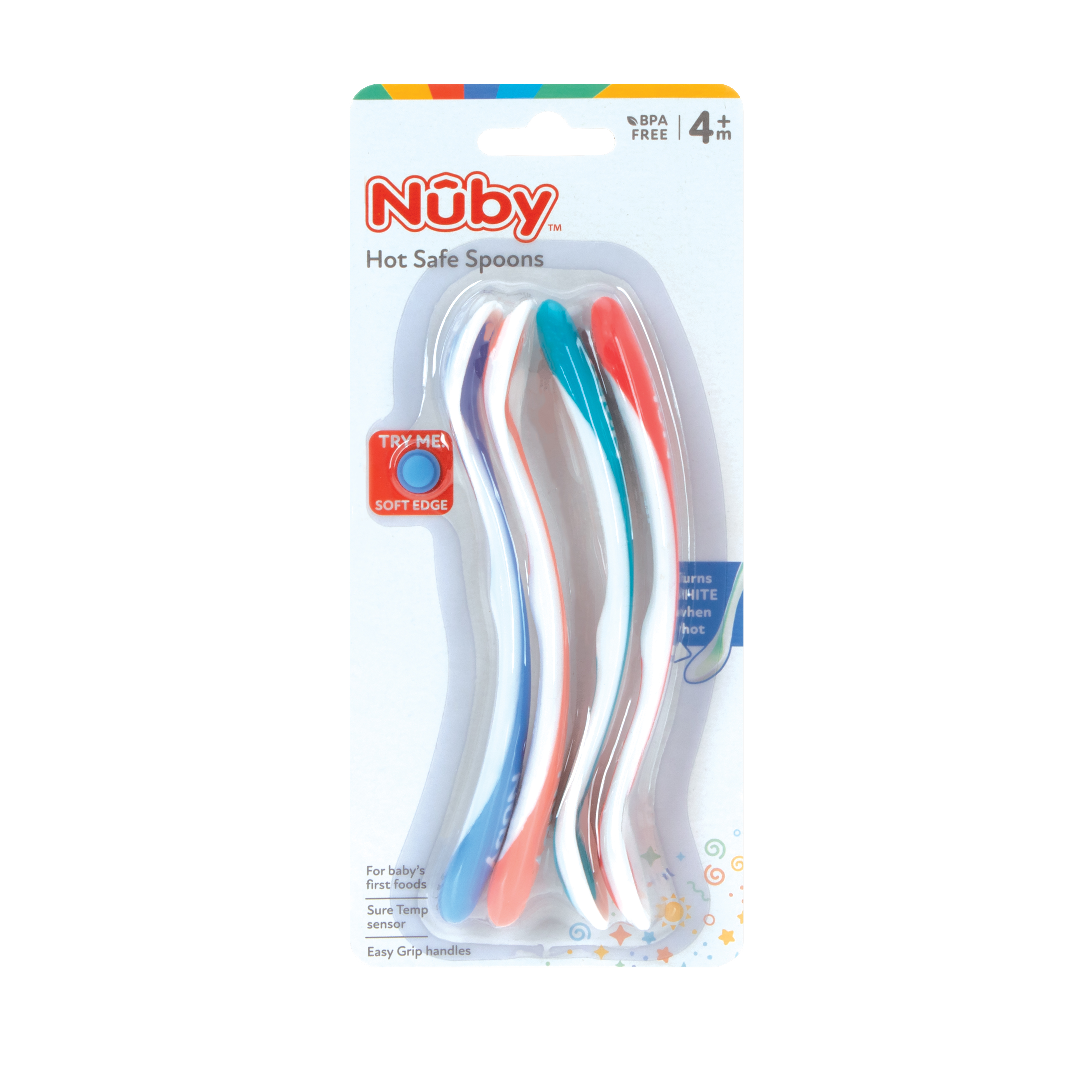 Hot Safe Baby Spoon (4 Pack)　ホット・セーフ・スプーン